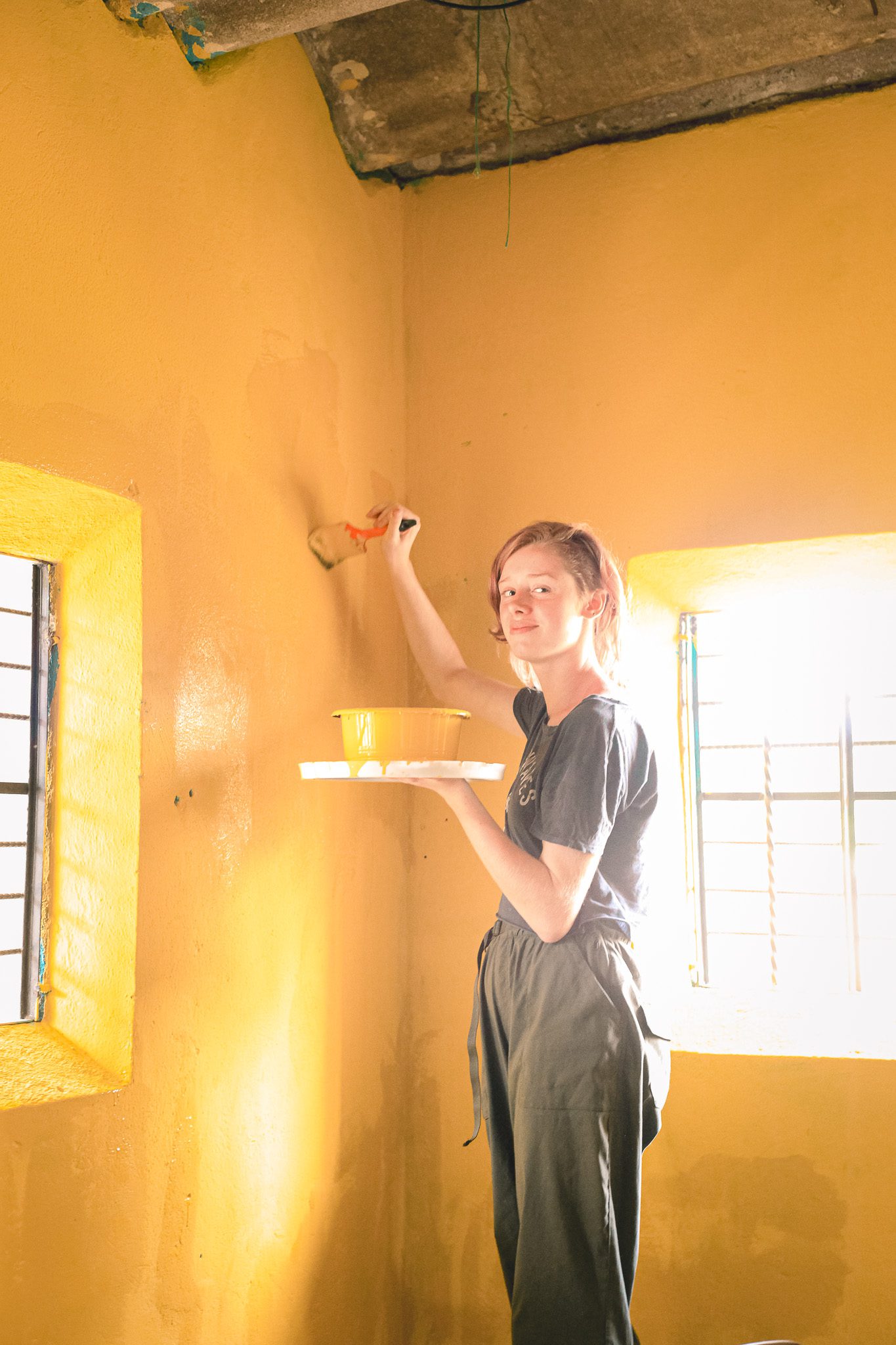 Service learning abroad for high school students