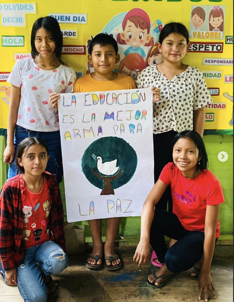 Children at Casa Guatemala school, Rio Dulce, Guatemala. 